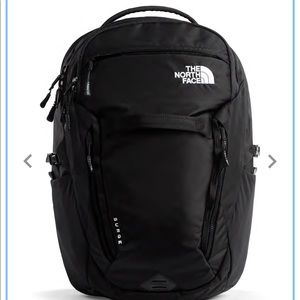 North Face Surge Black Backpack